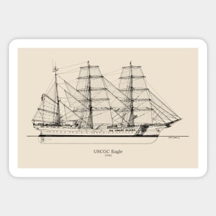 United States Coast Guard Cutter Eagle wix-327 - S Magnet